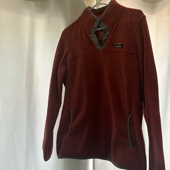 L.L. Bean Sweater Fleece Pullover - Picture 2 of 5